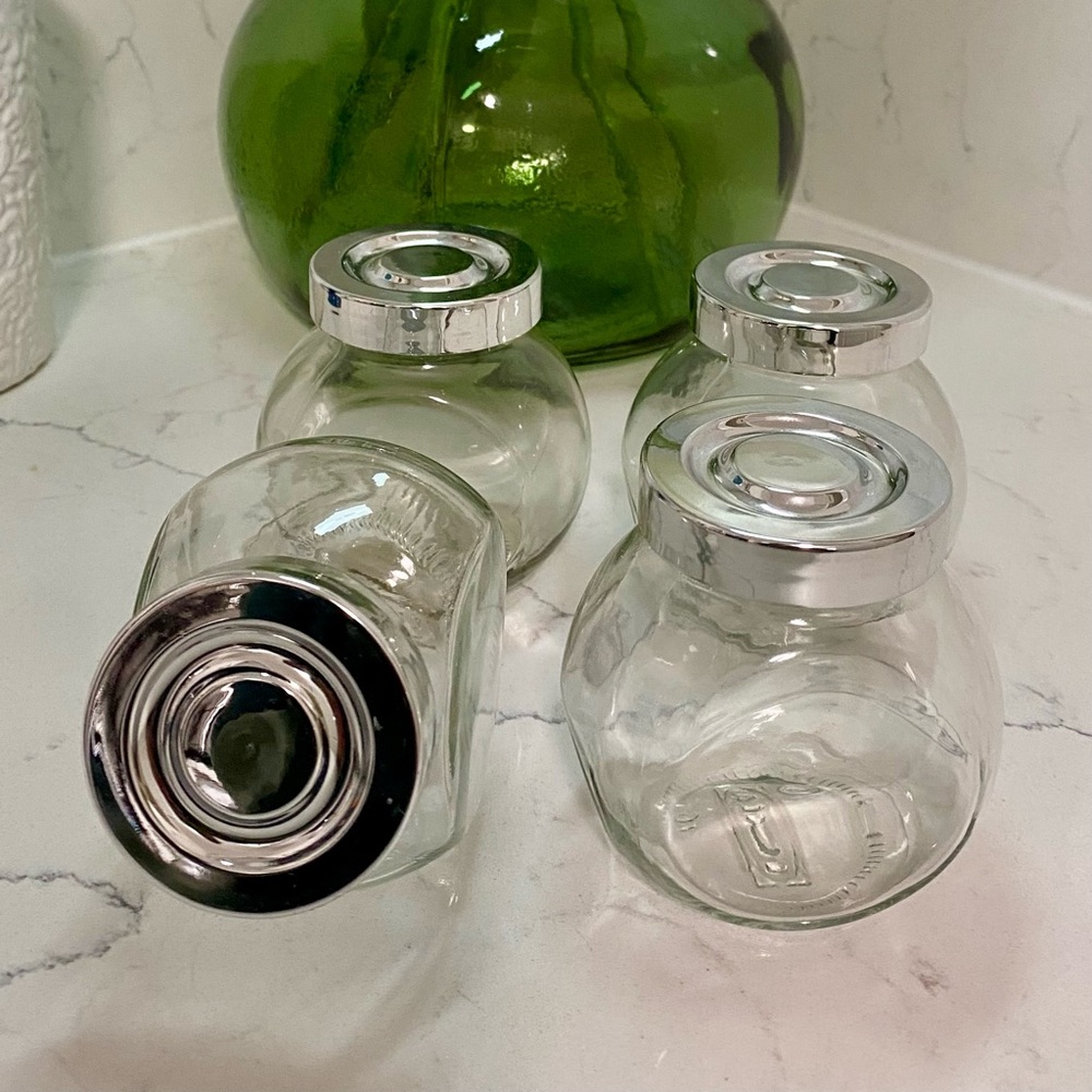 Adorable storage jars w/ lids - Picture 5 of 5